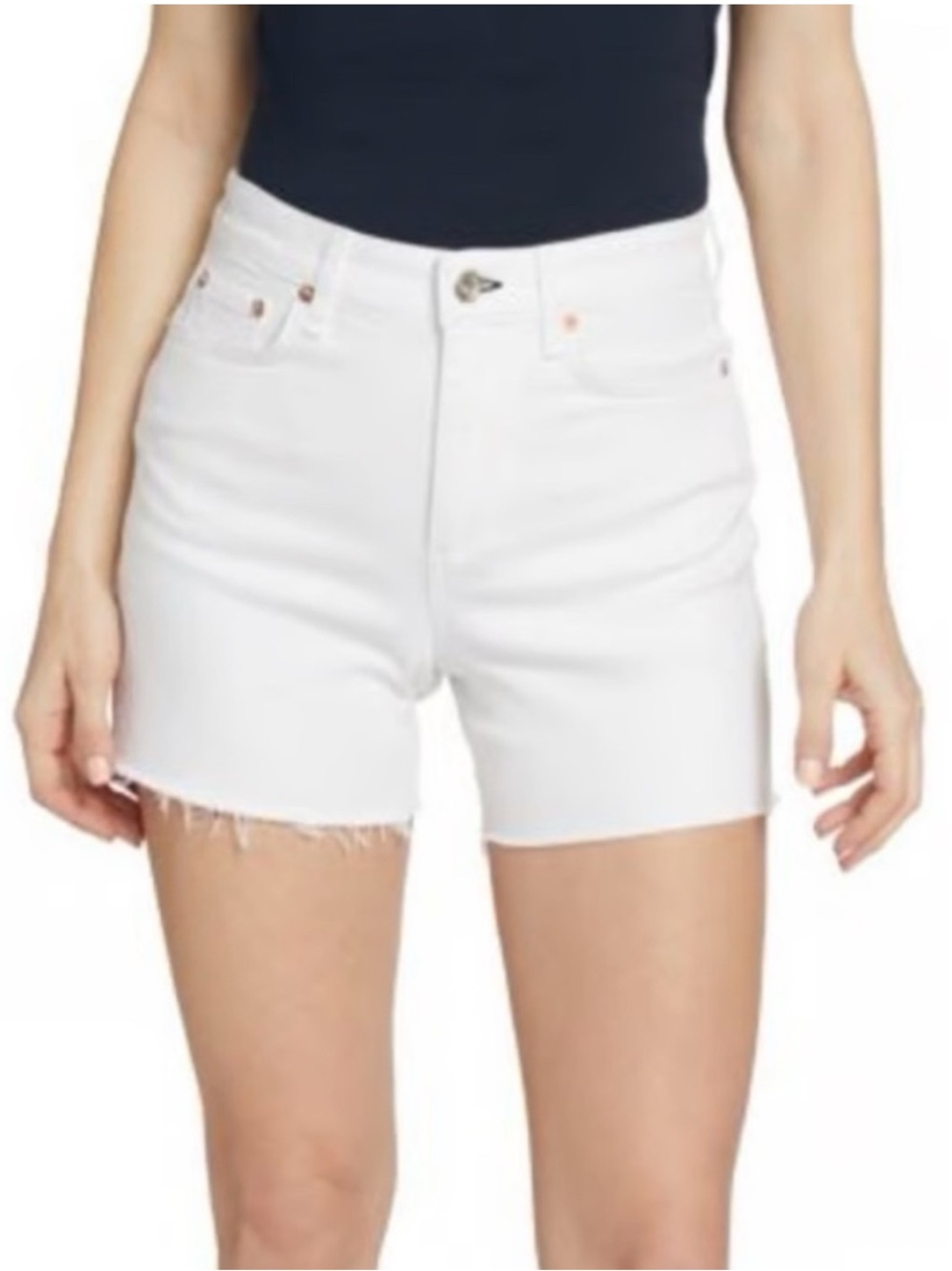 Rag & Bone Nina White Shorts